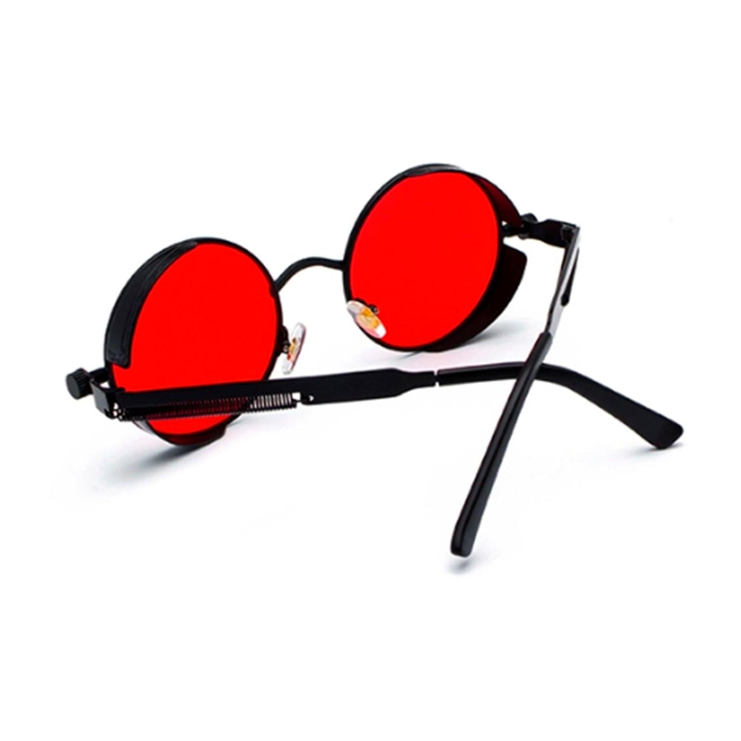Lentes de sol redondos steampunk retro vintage unisex - MuramasaMX